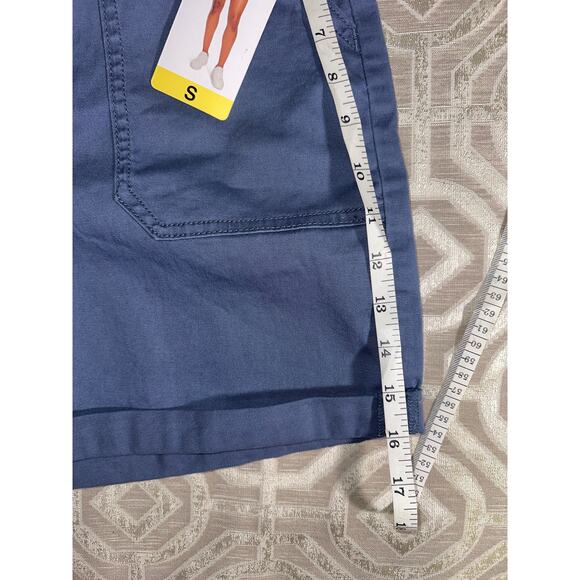 Gloria Vanderbilt Utility Shorts Women’s Size S Trendy Blue Casual Stretch Cargo - Picture 5 of 7